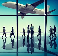 Business People Corporate Airport Concept