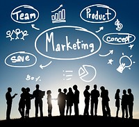 Marketing Strategy Team Business Commercial Advertising Concept