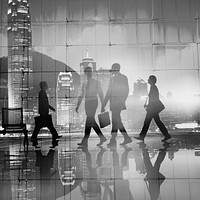 Business People Commuter City Life Walking Concept