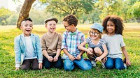 Casual Children Cheerful Cute Friends Kids Joy Concept