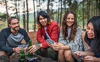 People Friendship Hangout Traveling Destination Camping Concept