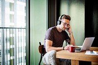 Headphone Song Music Playlist Enterprise Connect Concept