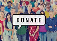 Diversity Group of People Donate Charity Concept