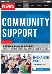 Community support webpage