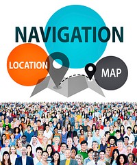 Navigation Direction Destination Travel Guide concept