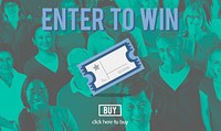 Enter Win Betting Pay Lottery Jackpot Lucky Concept