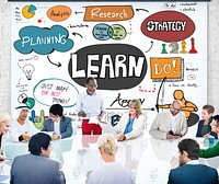 Learn and Lead Education Knowledge Development Concept