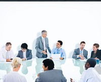 Business People Conference Meeting Boardroom Leader Concept