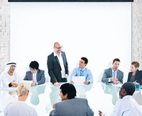 Business People Conference Meeting Boardroom Leader Concept
