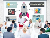 New Business Innovation Strategy Technology Ideas Concept