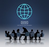 Enter Internet Computer Privacy System Protection Concept