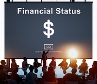 Financial Status Money Cash Dollar Sign Concept