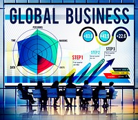 Global Business Strategy Startup Growth Concept