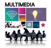 Multimedia Technology Cyberspace Network Concept