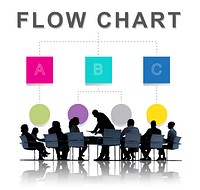 Flow Chart Organization Position Structure Concept