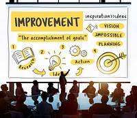 Development Achievement Improvement Success Concept
