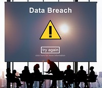 Data Breach Unsecured Warning Sign Concept