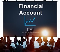 Financial Account Money Cash Growth Analysis Concept
