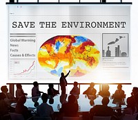 Save Environment Conservation Resources Global Concept