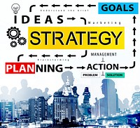 Strategy Ideas Planning Action Goals Concept
