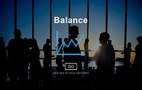 Balance Funds Financial Graph Interface Concept