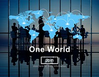 One World Peace Connection Relationship Interconnection Concept