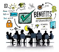 Benefits Gain Profit Earning Income Business Meeting Concept