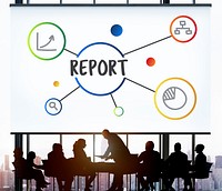 Research Report Summary Illustration Graphics Concept