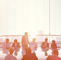 Business People in a Meeting and Working Together