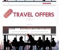 Offer Chance Ticket Travel Chance Concept
