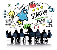 Start Up Business Launch Success Business Meeting Concept