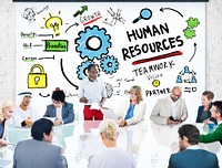 Human Resources Employment Job Teamwork Business Meeting Concept