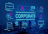 Corporate Business Organization Network Concept