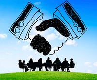 Handshake Agreement Partnership Deal Trust Welcome Concept
