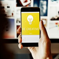 Be Creative Design Ideas Bulb Innovation Concept