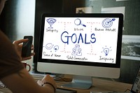 Goals Inspiration Success Target Concept