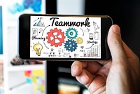 Teamwork Coordination creative Information Concept