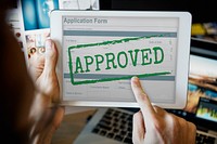 Approved Allowed Approval Application Form Concept