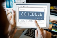 Agenda Appointment Plan Program Timetable Concept