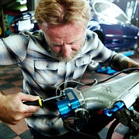 Auto Repair Shop Mechanic Technician Concept