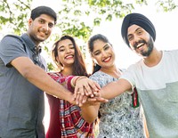 Indian Ethnicity Community Casual Cheerful Concept