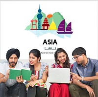 Asian Culture International Traveling Destination Concept