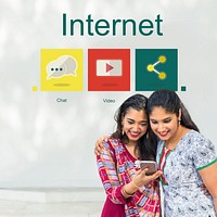 Internet Social Network Connection Concept