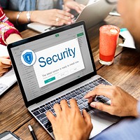 Firewall Antivirus Alert Protection Security Caution Concept