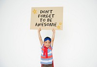Don't Forget to be Awesome Do Your Best Good Work Concept