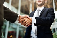 Business handshake