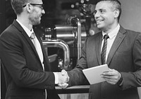 Business Handshake Deal Success Concept
