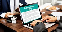 Car Insurance Policy Security Concept