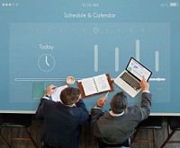 Schedule and Calendar Time Management Personal Organizer Concept
