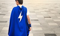 Superhero Boy Kid Custome Energy Concept